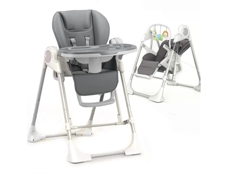 O Splity 3 Em 1 Cadeira Alta, Balanço, Espreguiçadeira Todas As Opções Bebe2luxe (mp3, Carregador, Etc.)