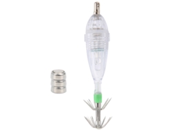 Luz de Isca Led de Pesca Forma de Lula Branca