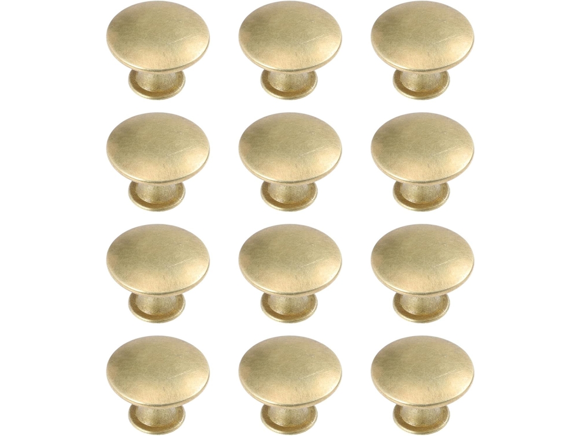 Puxadores Semicirculares Dourados Escovados Para Armários E Gavetas, Kit De 2 Peças, Para Armários De Cozinha E Móveis