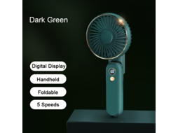 Mini Ventilador USB com 6 Velocidades e Visor Led
