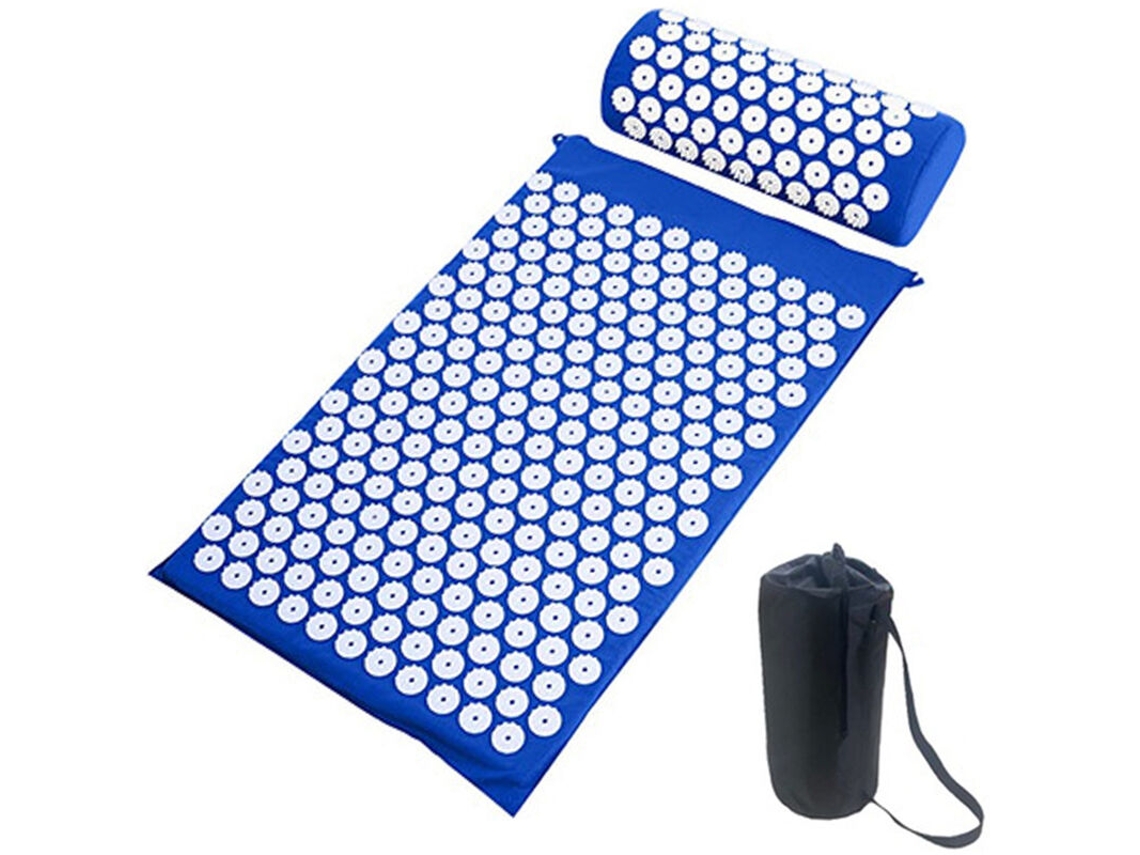 Conjunto De Tapete E Almofada Ioga Acupressão Com Bolsa, Para Massagem E Acupuntura