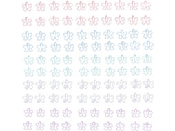 Clipes de papel em formato de flor Yuyte, clipes de arame macios e coloridos para material escolar e de escritório.