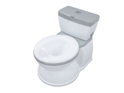 Primerox vaso Sanitário de Treinamento para Bebê com Som de Descarga e Acessórios Práticos Cinza