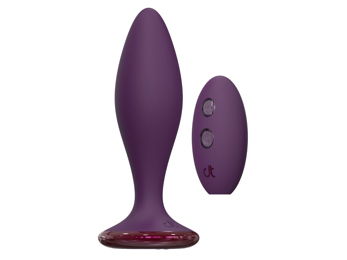 Plug Anal Dream Toys Glam (vermelho - Ø 3,6 Cm)