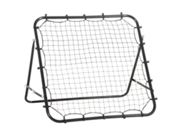 Rede de Treino de Futebol LYYTUNG 96x80x96cm, rebounder com Estrutura Metálica Preta para Chute e Defesa