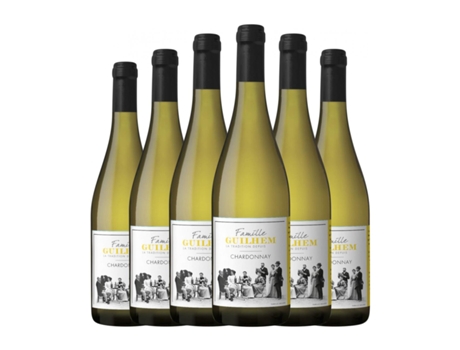 Vinho branco DOMAINE GUILHEM Chardonnay Vin de Pays d'Oc (0.75 L - 6 Unidades)