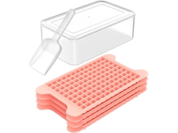 Forma de Gelo Pequena Forma para Gelo Picado com Recipiente, 117 X 4 Peças PANOONA
