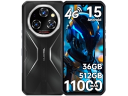 Smartphone Resistente 2026 OUKITEL Wp55s 36 Gb 512 Gb 6.6" Fhd+ 120hz 11000 Mah 64mp + 32mp Nfc Otg Negro