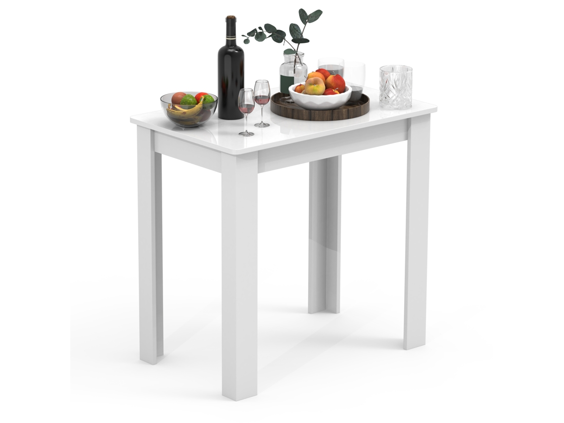 Mesa De Jantar Em Madeira Mesa De Cozinha Esal 80x50 Cm Vcm