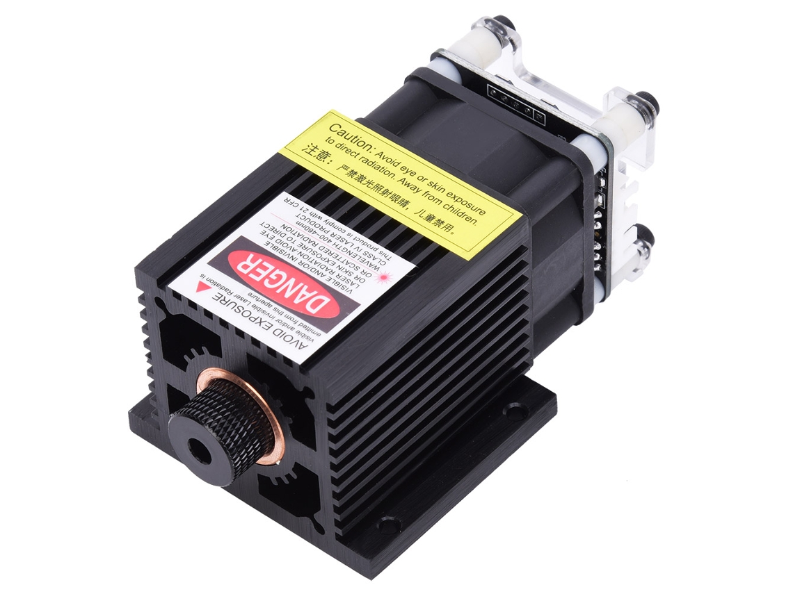 Módulo Laser Azul 5.5w com Modulação Ttl Pwm