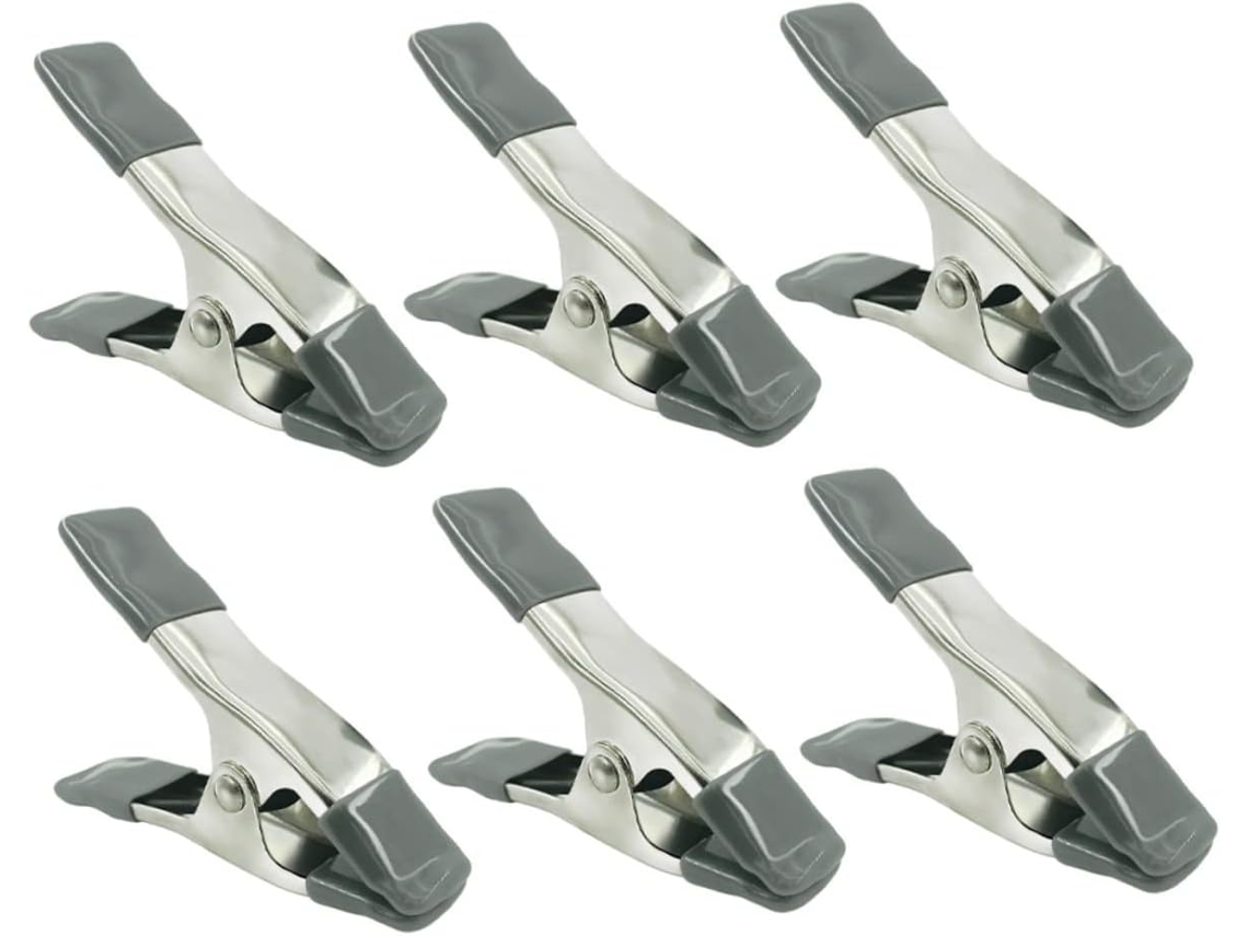 Ensemble 6 Clips Toile Fond Fer 4pouces Par Strong Clamps Réflecteurs Toile Fond Fotografia