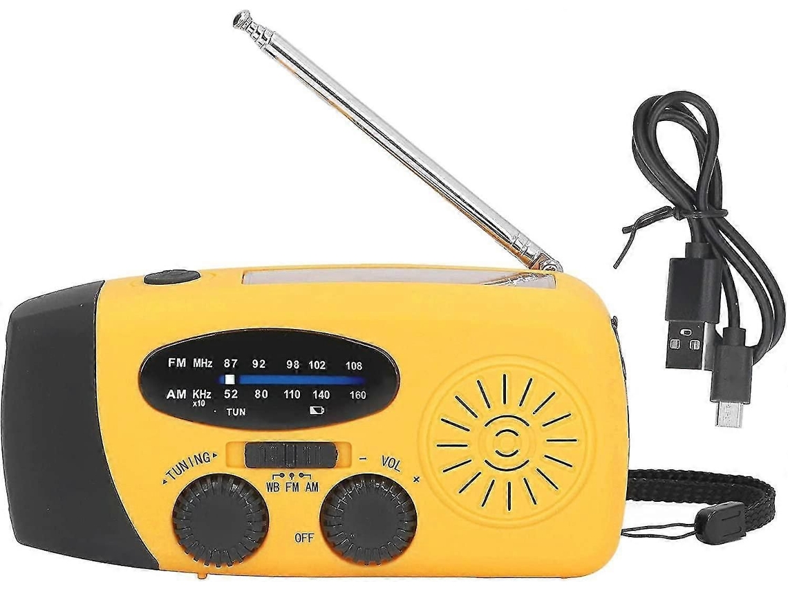 Rádio Solaire, de Urgência Manivelle Solaire Multifonctionnelle Le GOKOCO