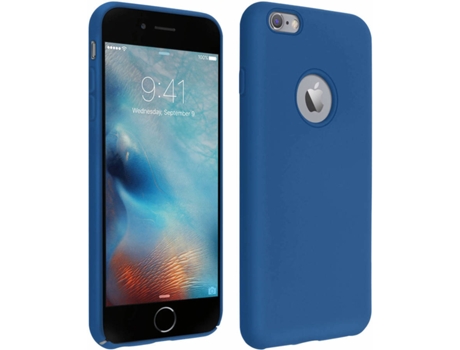 Capa iPhone 6 Plus, 6s Plus AVIZAR Silicone Azul | Worten.pt