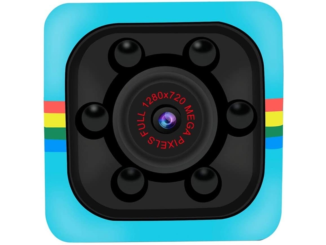 Mini Câmera de Segurança Sem Fio 1080P com Função de Visão Noturnaazul YIZHOOD