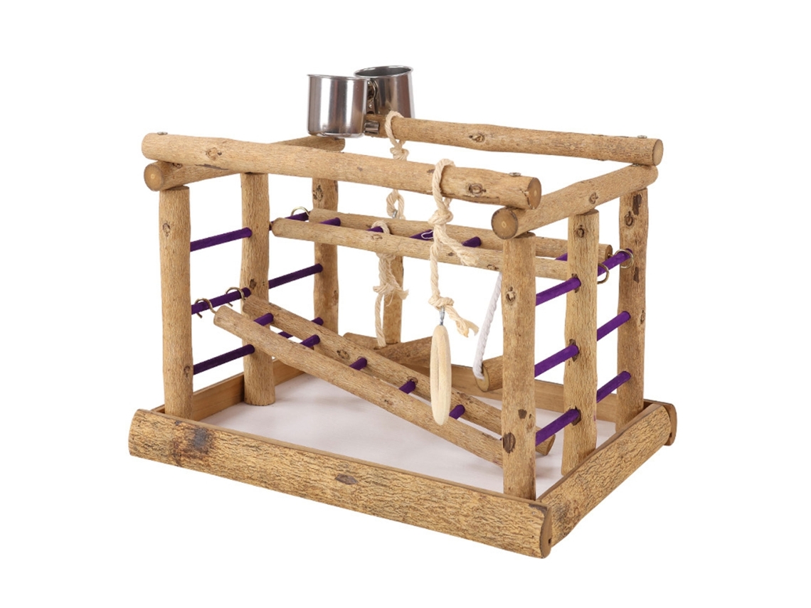 Escada para Pássaros, Brinquedo para Gaiola de Papagaio AQUAFORGE