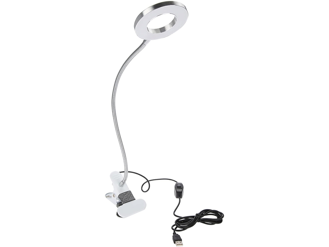 Luminária de mesa Yinhing Led Maquiagem, com suporte em liga de alumínio aeroespacial, tipo Pescoço Flexível Haste