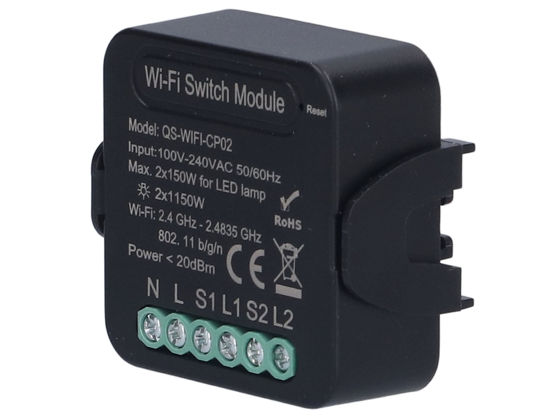 Laxiscreed Interruptor Wifi Inteligente Com Temporizador E App Para 100-240v
