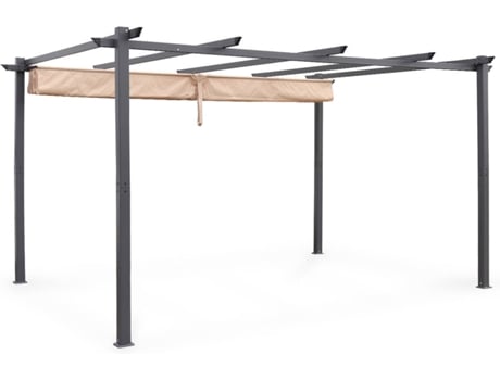 Pérgola de Jardim ALICE'S GARDEN Isla (Bege - Aluminio - 3x4m)