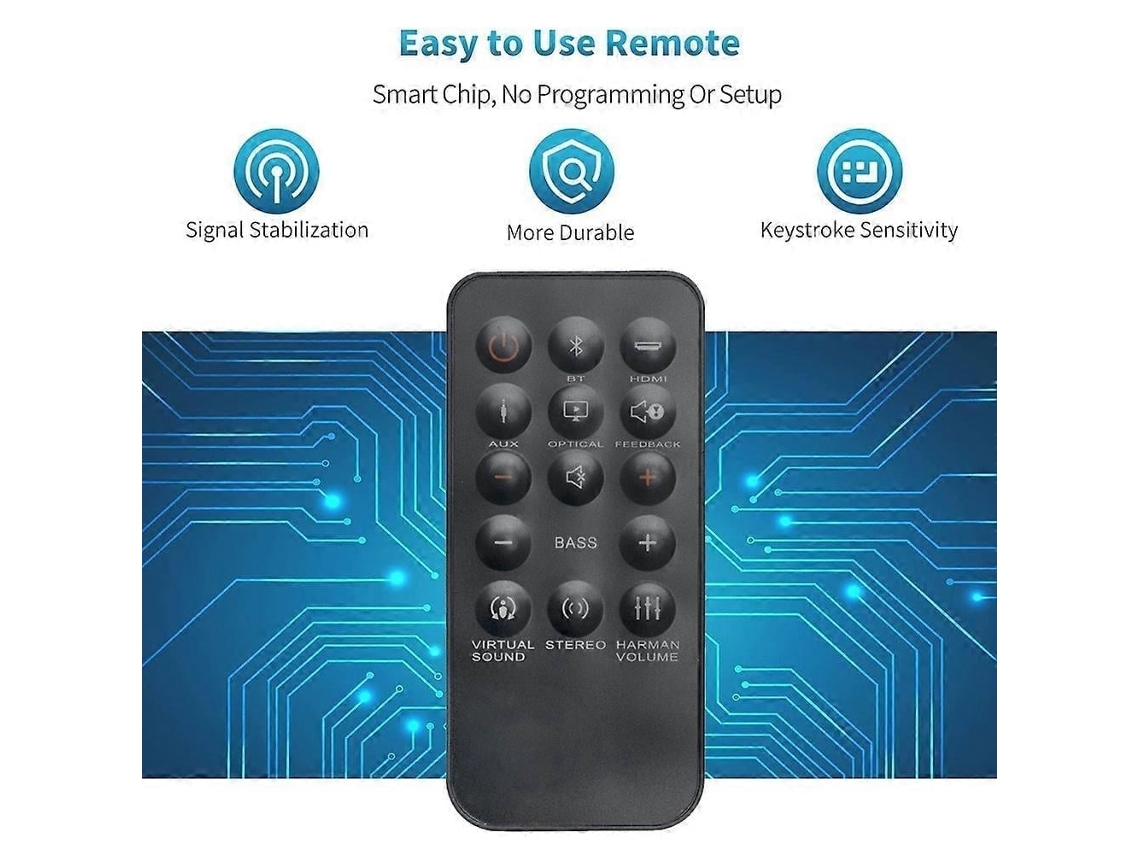 Controle remoto para JBL Home Cinema Soundbar SB350, SB 350, JBL SB250, SB 250, base de som, S/MARCA