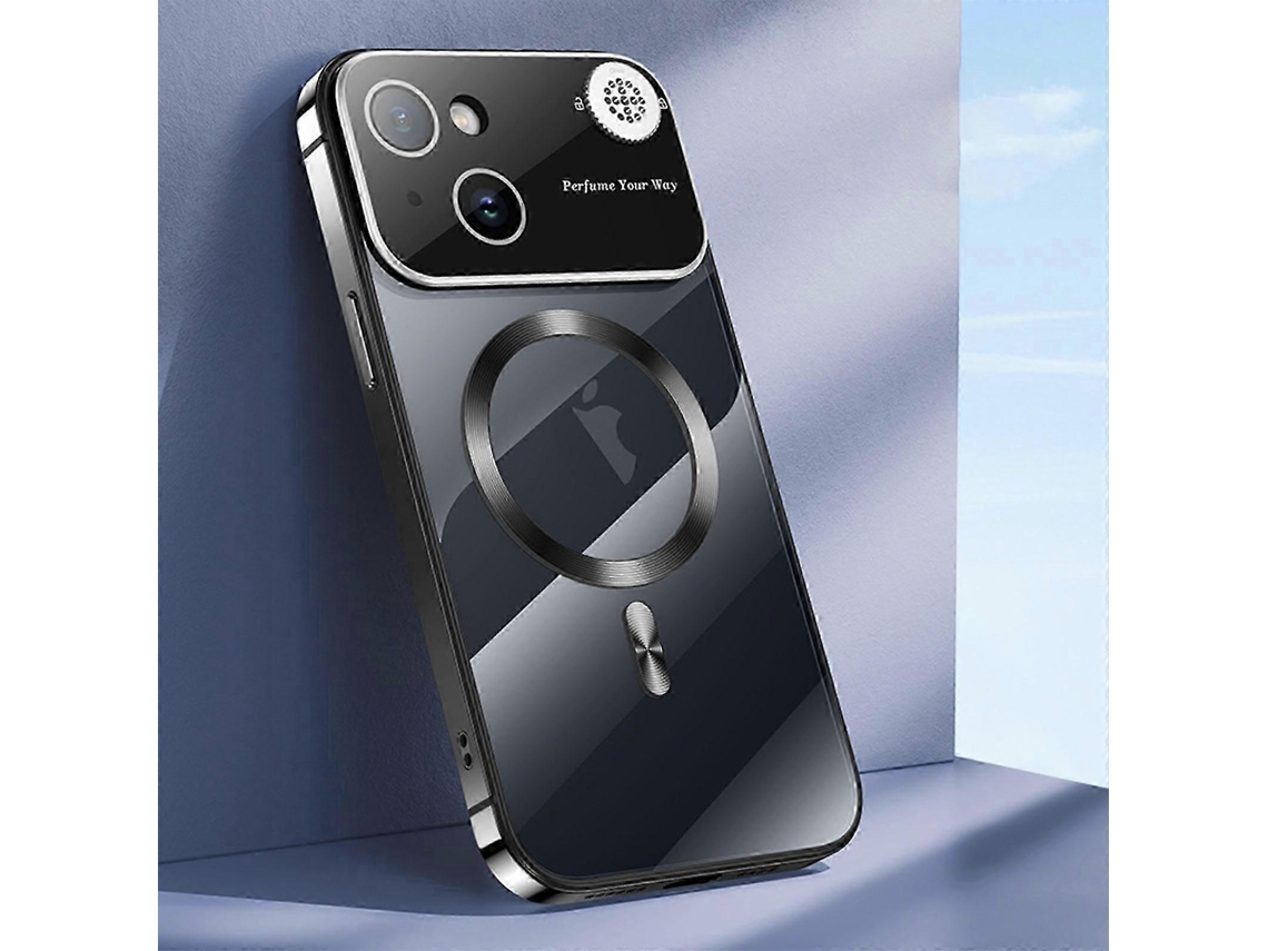 Capa Para Iphone 15 Plus, Capa Magnética Com Aromaterapia, Capa De Celular Com Aromaterapia E Revestimento Magnético