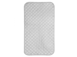 Tapete de Engomar Dobrável, 48x85cm, para Colchas, Camas, Mesas, Secadoras, Prata S/MARCA
