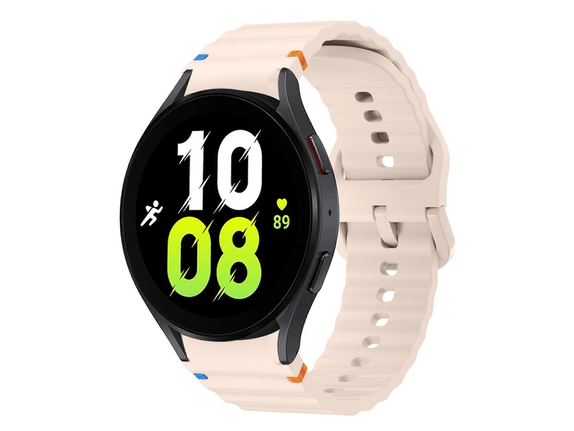 Pulseira De Silicone Com Costura Em Padrão De Ondas