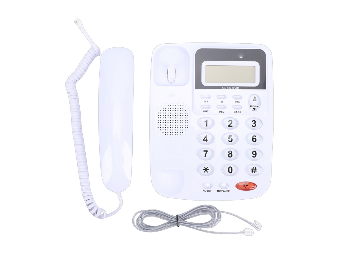 Telefone Branco LAXISCREED (id Chamada Escritório Casa)
