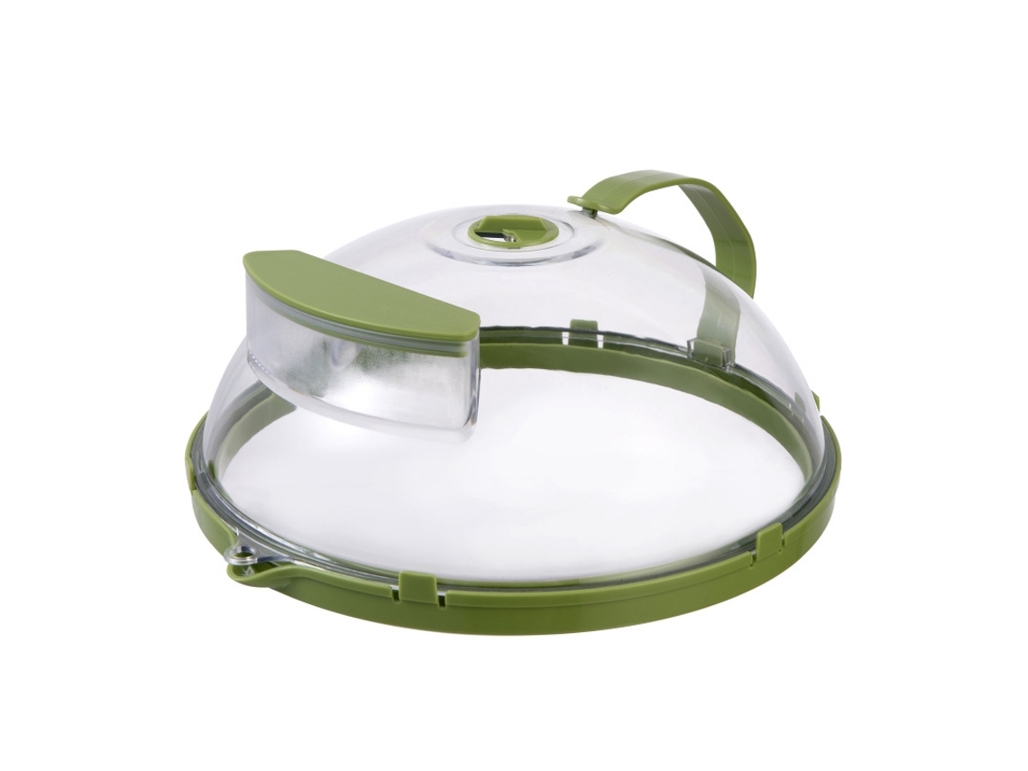Pratos para Micro ondas com Tampa Protetora Antirrespingos e Saídas de Vapor SUNNY SPACES