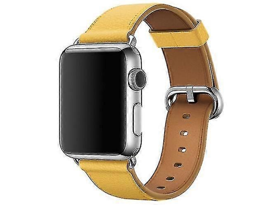 Pulseira De Couro Clássica Com Botões Para Apple Watch Olysi Shop