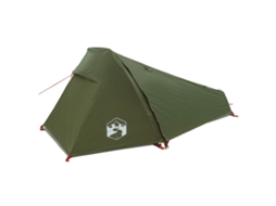 Conjunto 1 Barraca De Camping Vidaxl Verde-azeitona Poliéster (215 X 100 X 90 Cm)