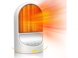 Aquecedor Elétrico Económico Com Oscilação 3 Modos Classe Energética B Para Casa Banheiro Quarto