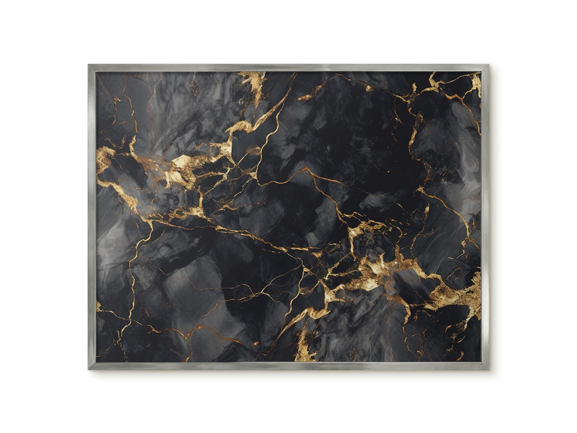 Quadro de vidro magnético com elegância delicada para o hall de entrada Espelharte (80x60 cm)