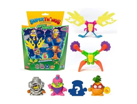 Pack 6 De 6 Color Verde Superthings Neon Power De 4 Figuras Serie 11 Magic Boxmagicboxvolumen