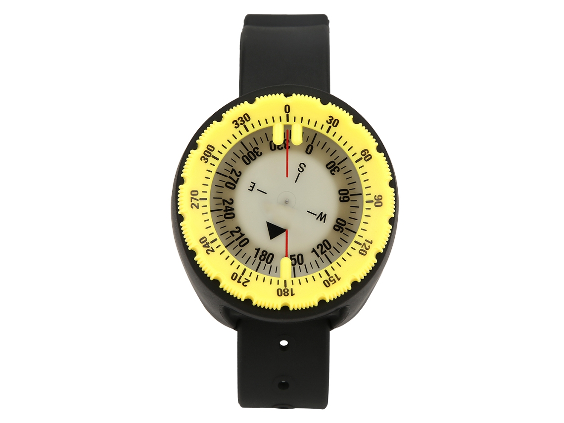 Relógio de mergulho CP 991 leve, resistente à água até 50m, luminoso, amarelo AQUAFORGE