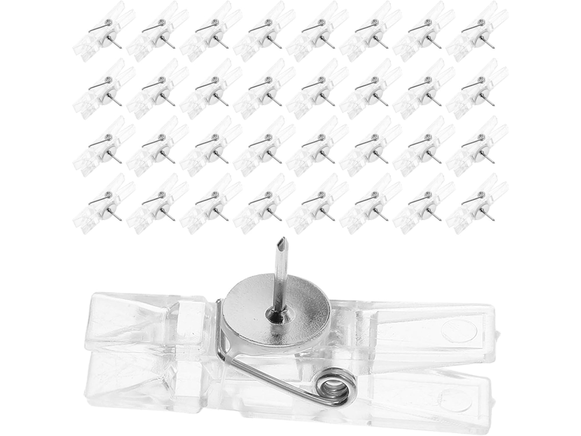 Doitool Mola Clipes Para Fotos E Anotações, Pacote Com 50 Unidades, Plano Design Em Arame De Aço E Abs, Ideais Para
