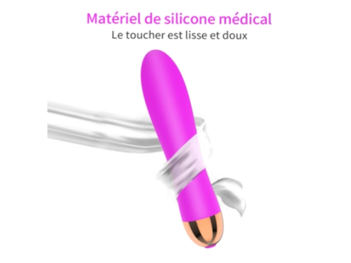 Vibradores Clitorais Femininos 100 Dildo Sexual Feminino À Prova De Água Brinquedos Sexuais Púrpura Chennnls