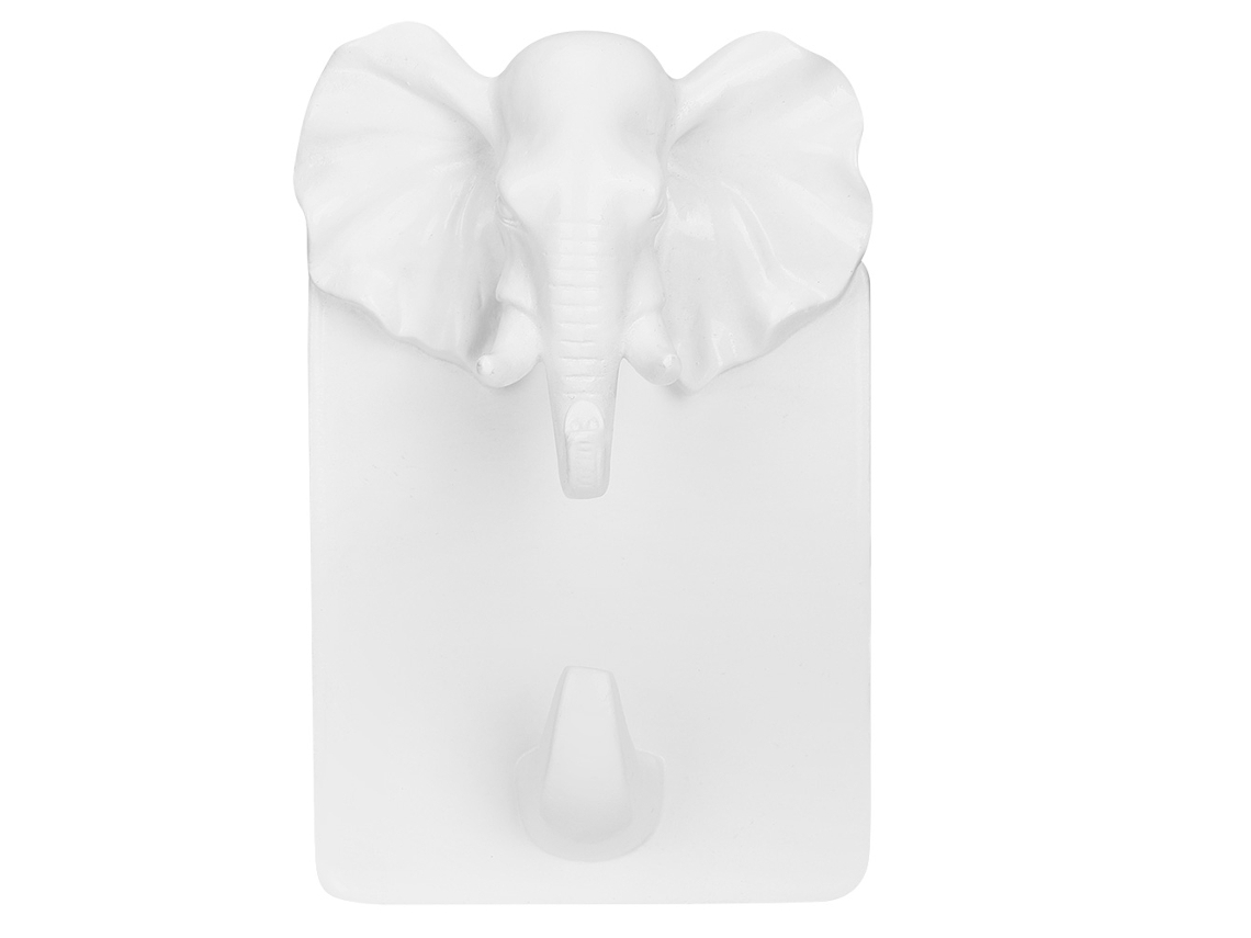 Gancho de Resina Forma de Elefante Decorativo S/MARCA