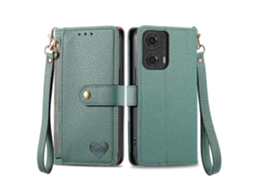 Capa De Celular Love Com Zíper Para Motorola Moto G24