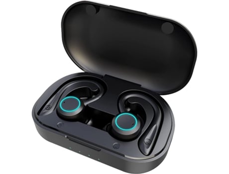 Auriculares Bluetooth True Wireless BESTER Waterproof Ipx7Charging CaseBuilt-In Mic For Running On The Move Black