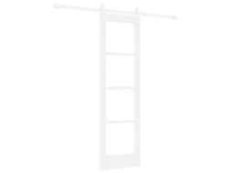 Porta Deslizante Com Conjunto De Ferragens (branca) Vidaxl Branco Madeira