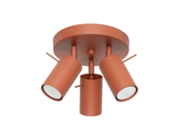 Sollux Sl.1509 Plafón Ring 3p Rojo Ocre Ocre Rojo