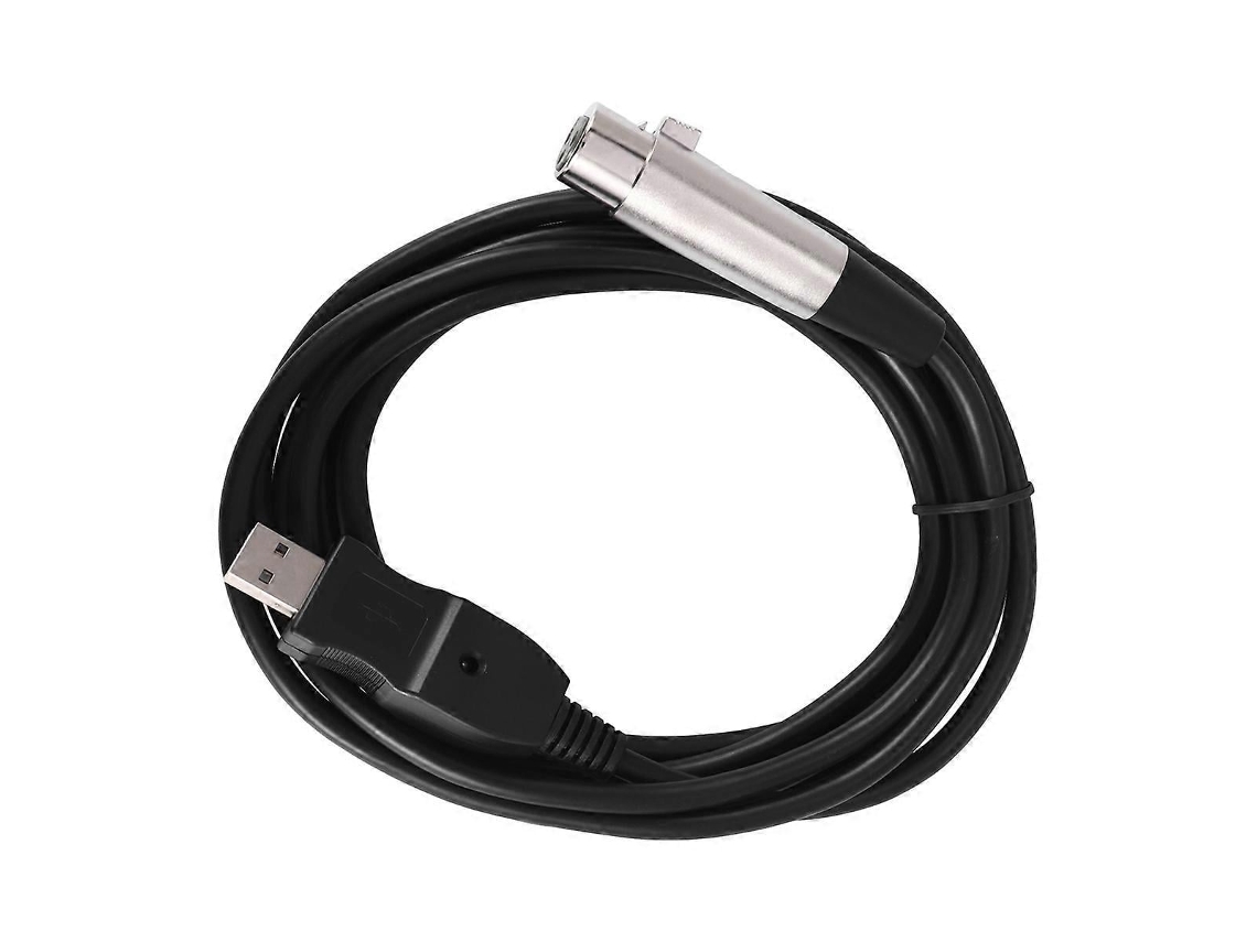 Cabo Lurelia USB-C XLR USB 2.0 XLR Macho/Fêmea, para Microfones, PC e Computador