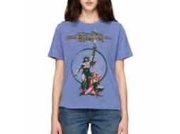 Rockinstone Conan Movie Poster Heather Light Blue Adult T-shirt Size:s
