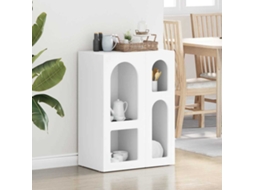 Vidaxl Buffet Elst Branco 59 X 35 X 80.5 Cm Madeira Processada