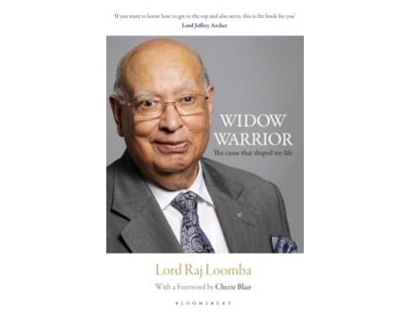 Livro Widow Warrior de Lord Raj Loomba (Inglês)