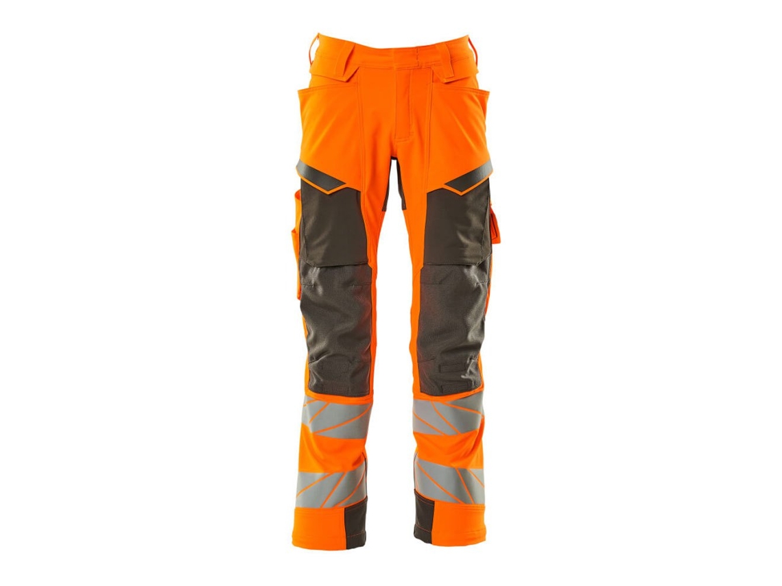Calças Grandes Com Bolsos Para Joelheiras Accelerate Safe 19079 Laranja 56 / 35 MASCOT