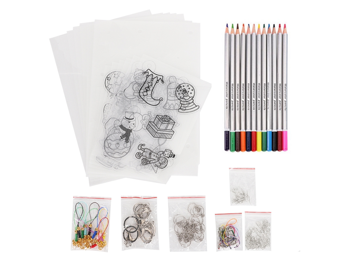Kit de filme termorretrátil DIY Lápis De Cor Para Sacolas De Natal 174