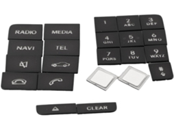 Painel De Cd Para Console Central Em Abs Mercedes Cls W218 2014-2017e Gla X156 2013-2016 Fácil Instalação