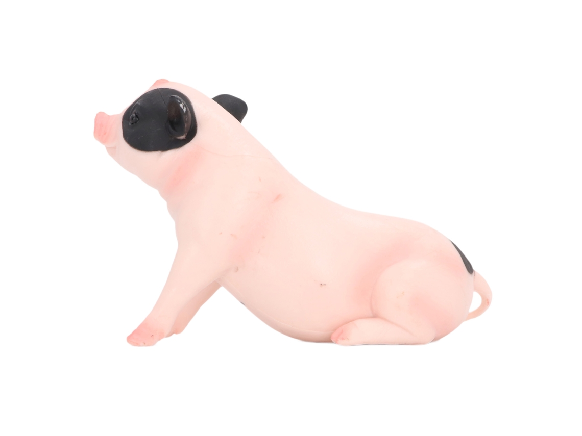 Mali figura de Porco em Postura Realista Pvc Educativo Brinquedo Animal de Fazenda Infantil