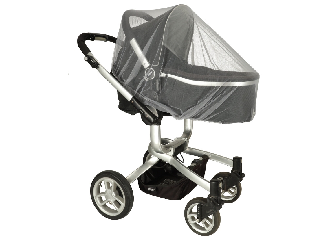 Rede Mosquiteira Elástica Para Carrinho De Bebê 140cm Cinza Pricenet